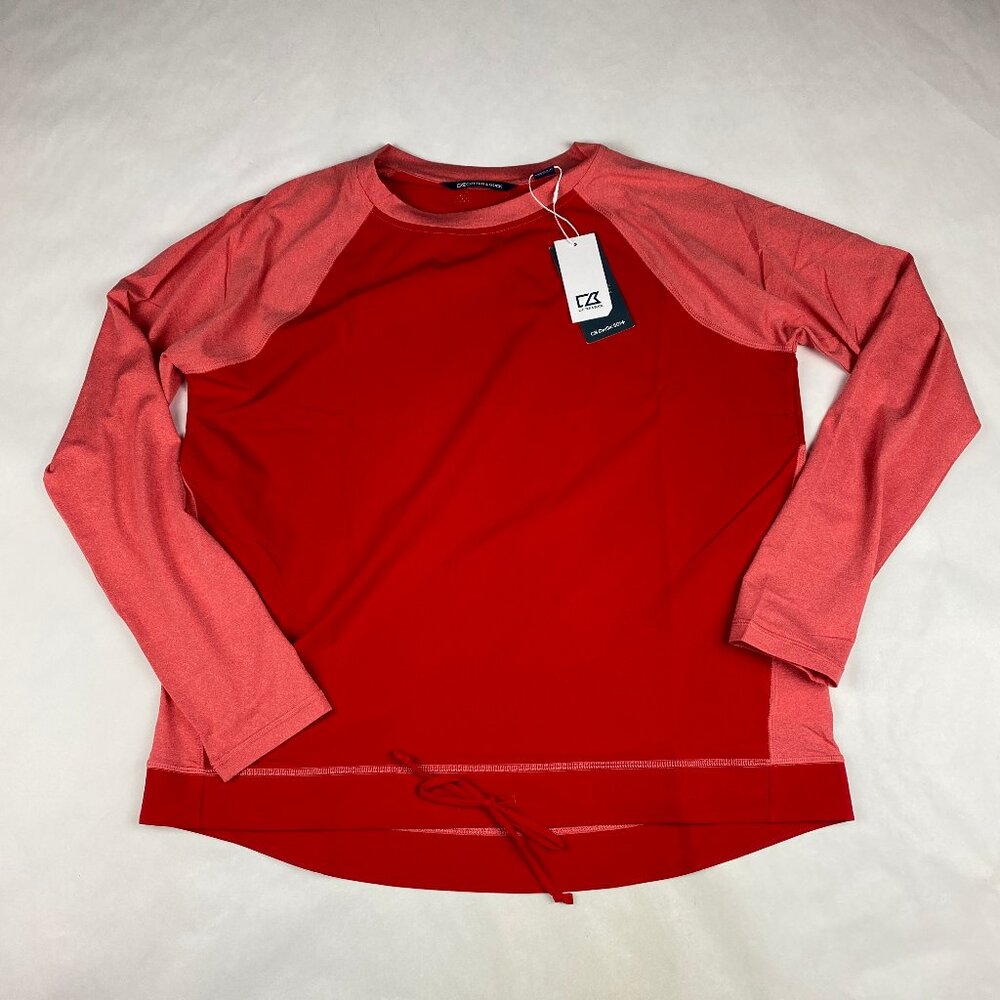 NWT Cutter &‎ Buck Top Women's Medium - Response Lightweight Hybrid Pullover